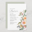 Search for summer christening invitations Greenery