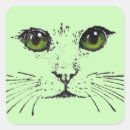 Search for green face stickers Cat
