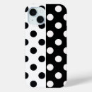 Search for black polka dots iphone cases Black and white