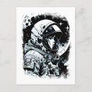 Search for science girl postcards Astronaut
