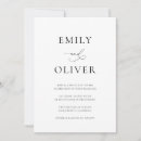 Search for modern suite wedding invitations Couple