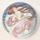 Search for alphonse mucha coasters For her