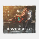 Search for couple photo blankets Typography