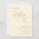 Search for cream and gold wedding invitations Elegant