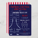 Search for space shuttle birthday invitations Rocket ship