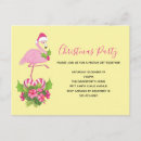 Search for flamingo christmas invitations Tropical
