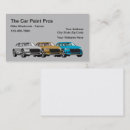 Search for car paint business cards Painter