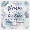 Search for purple and teal save the dates Couple