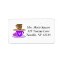 Search for coffee cup return address labels Cute