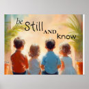 Search for know posters Be still and know