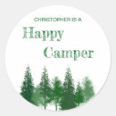 Search for happy camper stickers Green