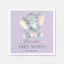 Search for purple elephant baby shower It's a girl
