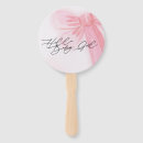 Search for baby shower hand fans Typography