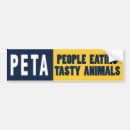 Search for eating bumper stickers Animal rights