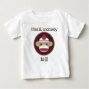 Search for sock monkey birthday tshirts For kids