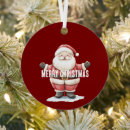 Search for santa christmas tree decorations Red
