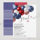 Search for patriotic graduation invitations White
