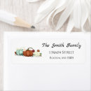 Search for fall return address labels Thanksgiving