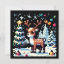 Search for 8 bit christmas cards Reindeer