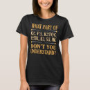 Search for what part of tshirts Don't