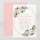Search for gold geometric frame wedding invitations Modern
