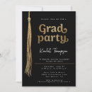 Search for grad cap graduation invitations Simple
