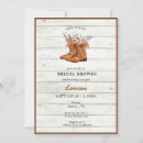 Search for rustic bridal shower invitations Boho