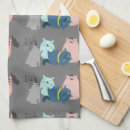 Search for cat cartoon tea towels Animal