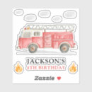 Search for fire alarm stickers Fire truck birthday