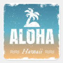 Search for retro hawaii stickers Aloha