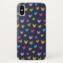 Search for colourful hearts pattern iphone cases Cute