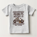 Search for motorcycle baby shirts Snoopy