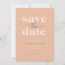 Search for peach save the dates Modern