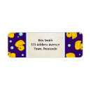 Search for rubber duck return address labels Duckie