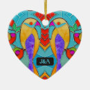 Search for stained glass birds christmas tree decorations Parrots