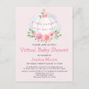 Search for pretty in pink baby shower invitations Flowers