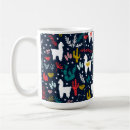 Search for cute llama mugs Blue