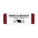 Search for lumberjack return address labels Tartan