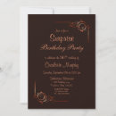 Search for chocolate party invitations Gold