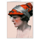 Search for 1920s hats postcards Deco