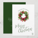Search for green christmas cards Holly
