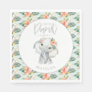 Search for elephant napkins Jungle animals