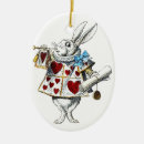 Search for mad hatter christmas tree decorations White rabbit