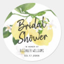 Search for watercolor bridal shower stickers Yellow