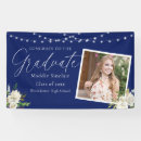 Search for navy blue graduation banners Typography