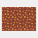 Search for maple leaf wrapping paper Orange