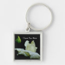 Search for black white rose key rings Flower