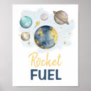 Search for space birthday party posters Planets