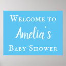 Search for boy baby shower posters Blue