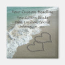 Search for romantic beach magnets Blue